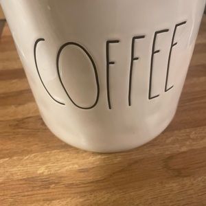 Rae Dunn coffee canister